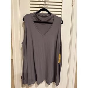 (Boutique) Andre by Unit GreyTop New With Tags in Size 3X but fits like 2X